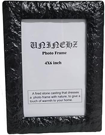Okviri za slike prirodnog vatrenog kamena izrađeni od smole, prikaz foto okvira slike 4x6 i 5x7 inča
