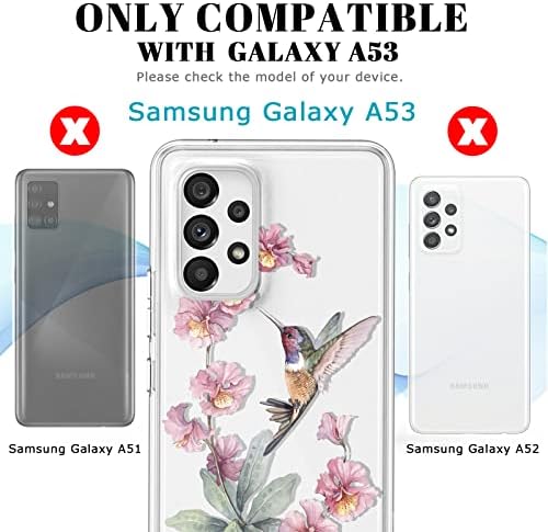Honnky za Samsung Galaxy A53 5G futrola, zaštitni bistri poklopac otporan na udarce za Galaxy A53 5G CASE 6,5 inča