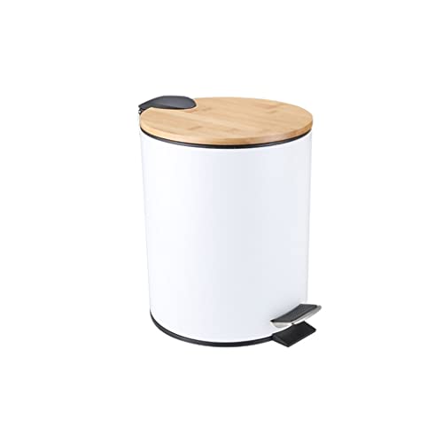 CZDYUF 3/5L Drvena kanta za smeće s visećim nivo, kantu za otpatke, kontejner za otpad, organizator za kupaonice, kuhinje,