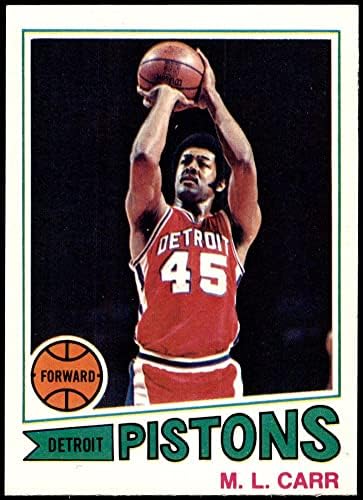 1977. Topps 47 ml Carr Detroit Pistons NM Pistons Guilford College