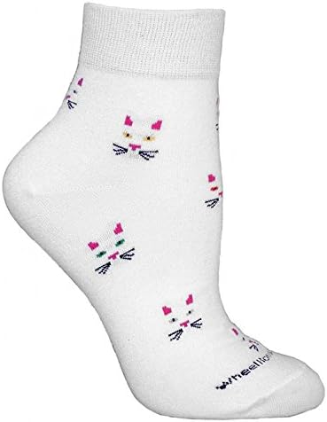 Pamučne ženske čarape s narukvicama s mačjim licem