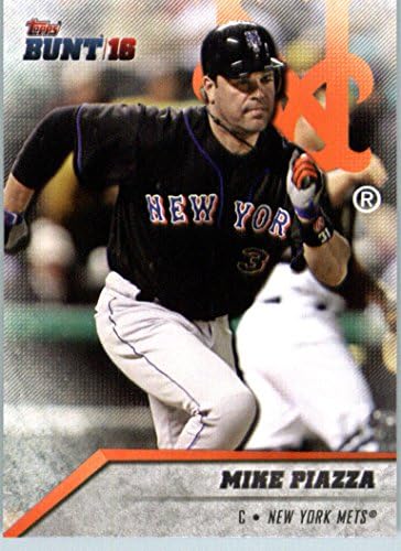 Topps Bunt 29 Mike Piazza New York Mets Baseball Card