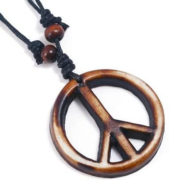 Ogrlica sa znakom mira - hipi Privjesci dat će vam ležeran izgled i dati oduška vašem unutarnjem nagonu-boemsko cigansko