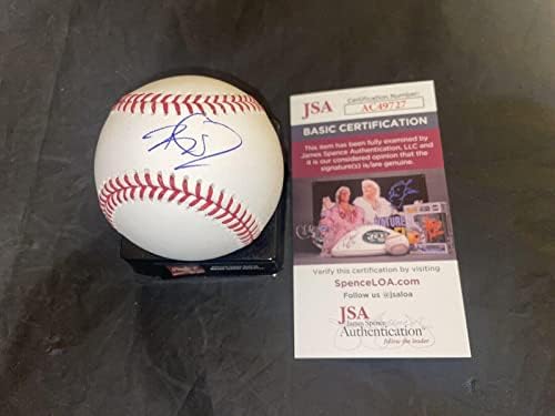 Brennen Davis potpisala je službenu majorsku ligu Baskeball Chicago Cubs JSA 2 - Autografirani bejzbols