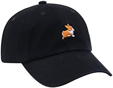 Šešir s prethodno opranim mekim vezom Tatin šešir bejzbolska kapa mačka pas