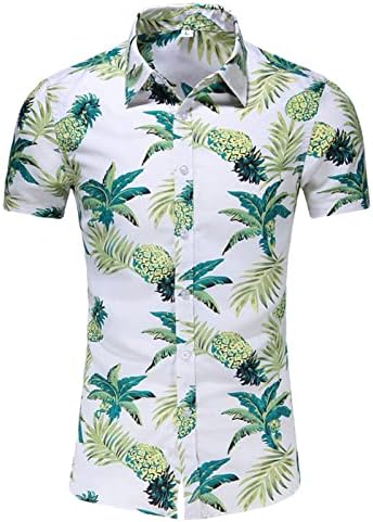 BMISEGM Ljetne košulje za plivanje za muškarce Summer Nove muške majice s kratkim rukavima Plus modni casual rukavac na plaži