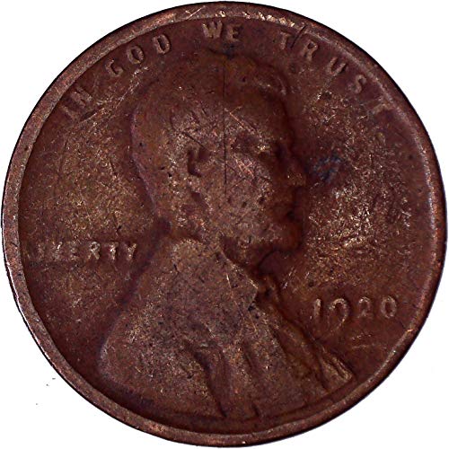 1920. Lincoln Wheat Cent 1c Sajam