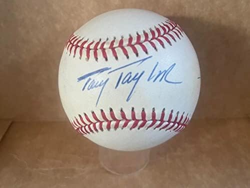 Tony Taylor Phillies potpisao je Vintage N.L. Bejzbol beckett ovjeren