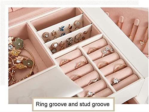 Kutija za nakit za žene i djevojke putna torbica ogrlica prsten naušnice organizator putni organizator nakita