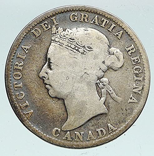 1901. CA 1901 Kanada UK kraljica Victoria Autentična antikvar O 25C Dobra nesuvječena