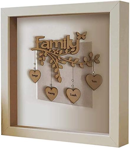 keaiduoa nordijska drvena foto okvira ukrašavanje obiteljsko stablo diy ime suveniri personalizirani poklon za rođendan majke
