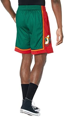 Mitchell & Ness NBA Swingman Road Shorts Supersonics 95-96 Dark Green 2xl