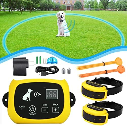 Bežična ograda za pse, sustav za zadržavanje pasa za kućne ljubimce, sigurna učinkovita ograda za zvučni signal i udarne