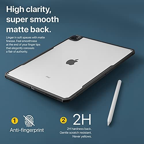 Tineeowl iPad Pro 11 inčni kućište 2022, 2021, 2020 i 2018 Ultra tanki mat čist, podržava bežično punjenje Apple Pencil,