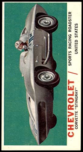 1961. Topps 34 Chevrolet Corvette Stingray Ex