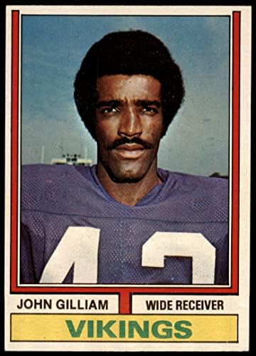 1974. Topps 240 John Gilliam Minnesota Vikings Ex/Mt Vikings South Carolina St.