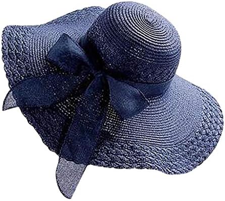 Ženski fleksibilni Šeširi za sunčanje širokog oboda prozračni modni sklopivi putni šešir Sunčani slamnati šeširi za odmor