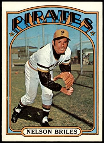 1972. Topps 605 Nelson Briles Pittsburgh Pirates NM+ Pirates