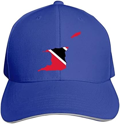 Karta zastave Trinidada i Tobaga Podesivi sendvič šešir, bejzbolska kapa, tatin šešir, šešir
