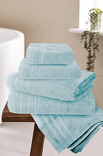 Onyx posteljina Burgundija 8 komada Dekorativna ručnika za kupanje - Set za ručnik za kupanje - Set za ručnike - ručnik -