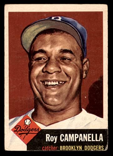 1953. Topps 27 Roy Campanella Brooklyn Dodgers Dobri Dodgers