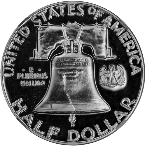 1959. srebrni dokaz Franklin pola dolara NGC PF 67