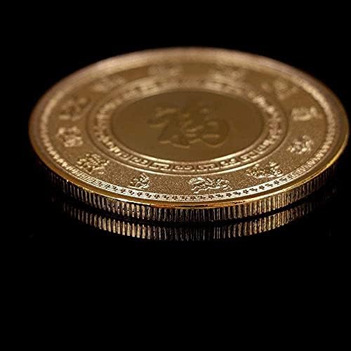 2021. godine OX Commumorative Coin Ada Cryptocurrency Zodiac Commumorative Coin Prikupljanja zanata s plastičnom kutijom