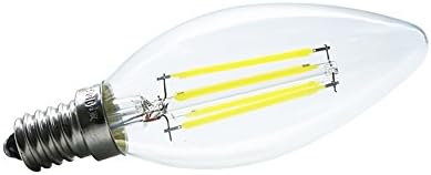 1 kom LED luster hladne bijele boje 4 vata 6000 K ekvivalent 30 vata 360 lm LED svjetiljke svijeće 912 sa srednjim postoljem