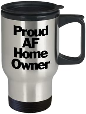 Ponosni vlasnik kuće AF šalica za kavu za kavu Nova prva kuća domaćin poklon