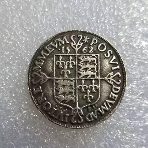 Antique Crafts 1562 Britanski srebrni dolar 1643