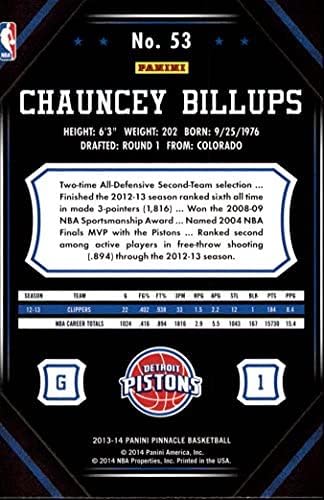 2013-14 Panini Pinnacle 53 Chauncey Billups Detroit Pistons