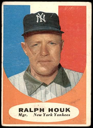 1961. Topps 133 Ralph Houk New York Yankees Dean's Cards 2 - Dobri Yankees