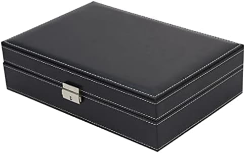 Dloett Watch box box puk kožna biljačka ormarića ogrlica kolica za pohranu kovčega zaslon za pakiranje šminke spremnik za
