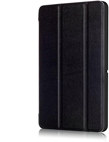 Slučaj Kepuch Custer za Huawei MediaPad T3 10.0, ultra tanki PU-kovrčav naslovnica tvrdog školjke za Huawei MediaPad T3 10.0-Black