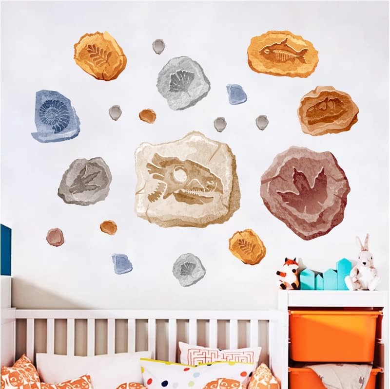 Fosilne Zidne naljepnice dinosaura za dekor dječje sobe za bebe-bebe & Dječje Zidne naljepnice za dječju spavaću sobu koje