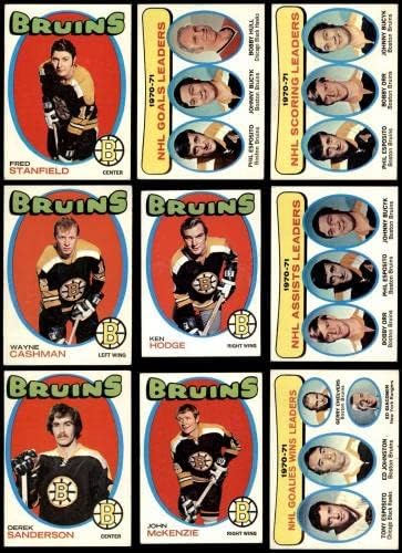 1971-72 Topps Boston Bruins Team Set 4.5 - VG/EX+ - Hockey kartice s pločama