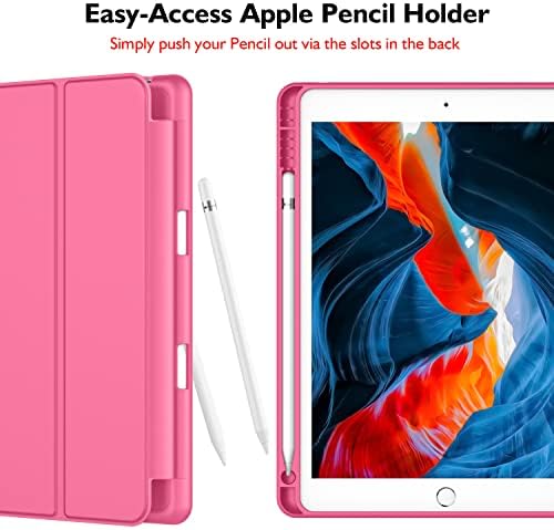 Imieet iPad Slučaj 9. generacije 2021/iPad 8. generacija slučaja 2020. 10,2 inča s držačem olovke, iPad 7. gen 2019 slučaj
