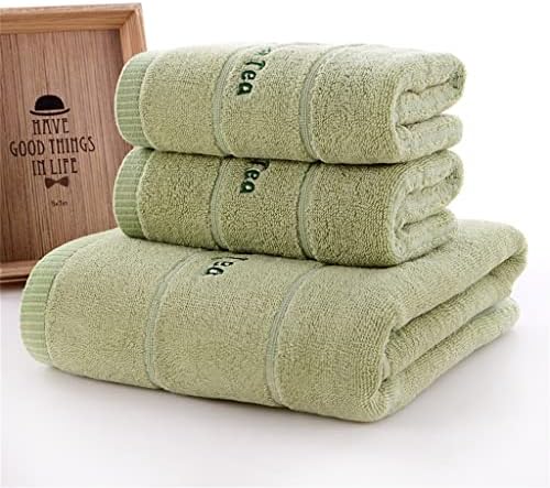 n/a komada ručnika ručnika za kupaonice Pamučne vezene slova zeleni čaj jednostavni ručnici za plažu za odrasle