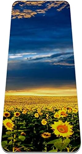 Ndkmehfoj cvijeće suncokreta cvijet cvjetanje polje sklopiva gimnastika mat joga mat jastučić bez klizanja gubitak kilograma
