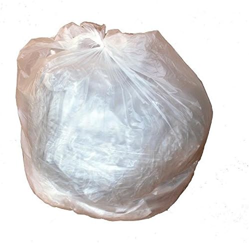 Plastične vreće za smeće od 6 galona, ​​visoka gustoća: bistro, 6 mikrona, 20x22, 100 vreća.