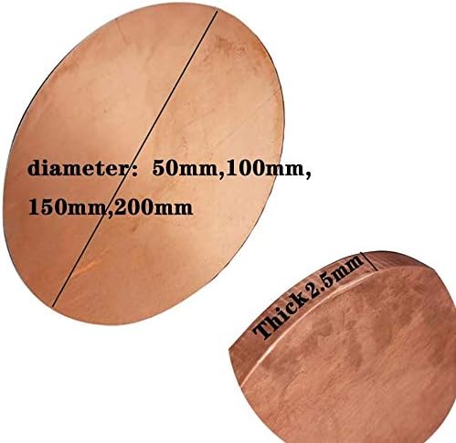 Mesingana ploča 99,9% bakrena ploča metalna ploča sirovina okrugla ploča Debljina brtve metalna folija