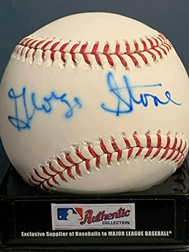 George Stone New York Mets potpisao OML bejzbol - Autografirani bejzbols