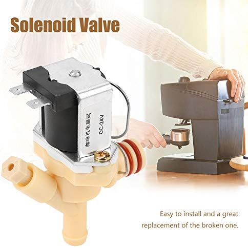 Solenoidni ventil, DC 24V normalno zatvoren električni N C solenoidni ventil Vodeni ventil za stroj za kavu, industrijski