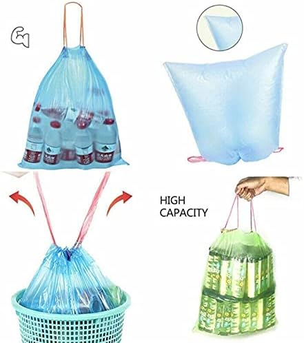 13 galona Male šarene čiste vrećice za smeće s izvlačenjem, kupaonica debela plastična vreća za smeće, prijenosne torbe za
