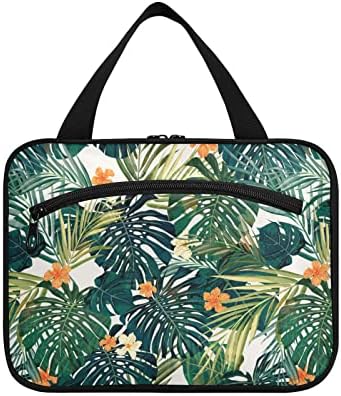 Domiking Palm Tree Zeleni lišće Viseće toaletne torbe Ponosne kozmetičke torbe Putni šminke organizatori Torbica za muškarce