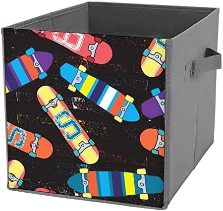 Skateboards koji se mogu sklopiti kanti za skladištenje kockice Organizator trendovske kutije za pohranu umetnuti kocke ladice