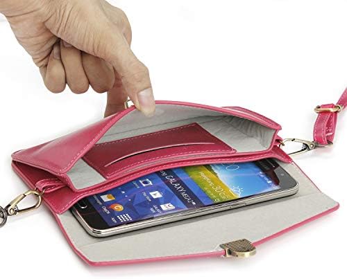 Telefonska futrola, nosač kože kože Mali križni torbica za mobitel s mobitelom s naramenicama kompatibilnim s iPhone 6 7
