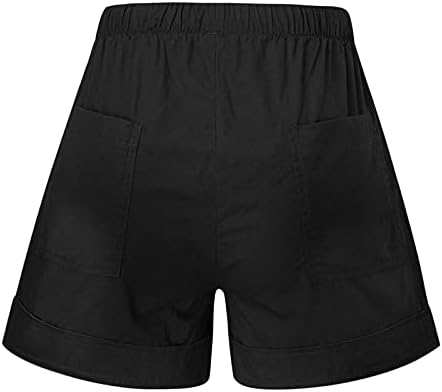 Ljetni izvlačenje odjeće kratke hlače ženske kratke hlače u džepu seksi labave kratke hlače casual udoban povremeni elastični