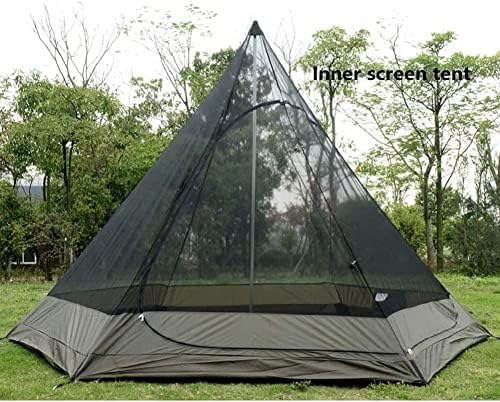 VHG inovacijski šator za kampiranje piramida tihi šator za odraslu osobu, vanjski vodootporni dvoslojni kampiranje šator