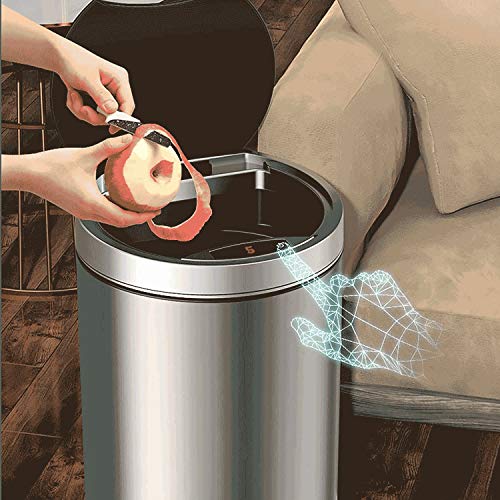 Pametna indukcijska kanta za smeće u kućanstvu vodootporna kanta za smeće s poklopcem za kuhinju i kupaonicu, dnevni boravak